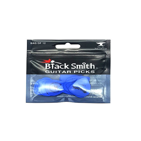 BlackSmith Delrin Standard 1.0mm BLUE - kostki do gitary 12 szt.