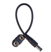 STAGG SPS-9VBAT - Kabel do zasliania efektów 15cm 