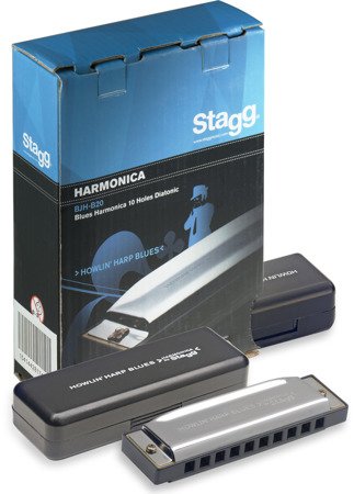 Stagg BJH B 20 H - harmonijka ustna, tonacja B-dur